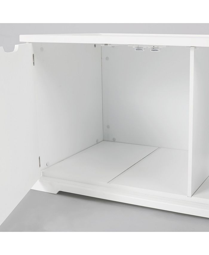 zoovilla Cat Washroom Bench, White Macy's