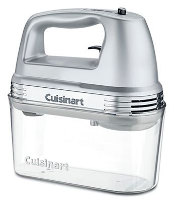 Cuisinart HM-90S Power Advantage Plus 9-Speed Handheld Mixer with Storage  Case, White & CTG-00-SMB Stainless Steel Mixing Bowls with Lids, Set of 3