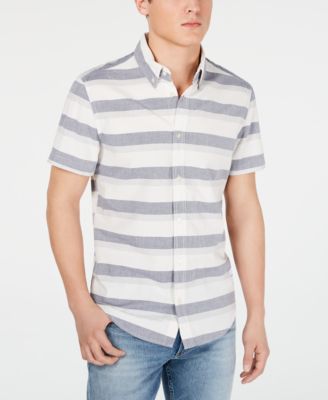 Calvin Klein Jeans - Men's Stripe-Print Shirt
