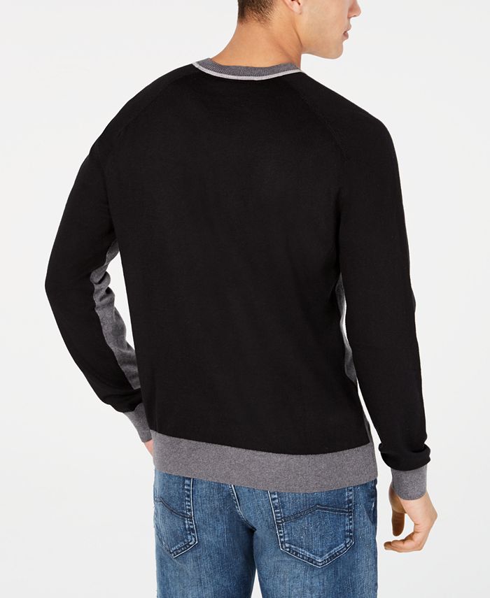 A|X Armani Exchange Armani Exchange Men's Colorblocked Sweater - Macy's