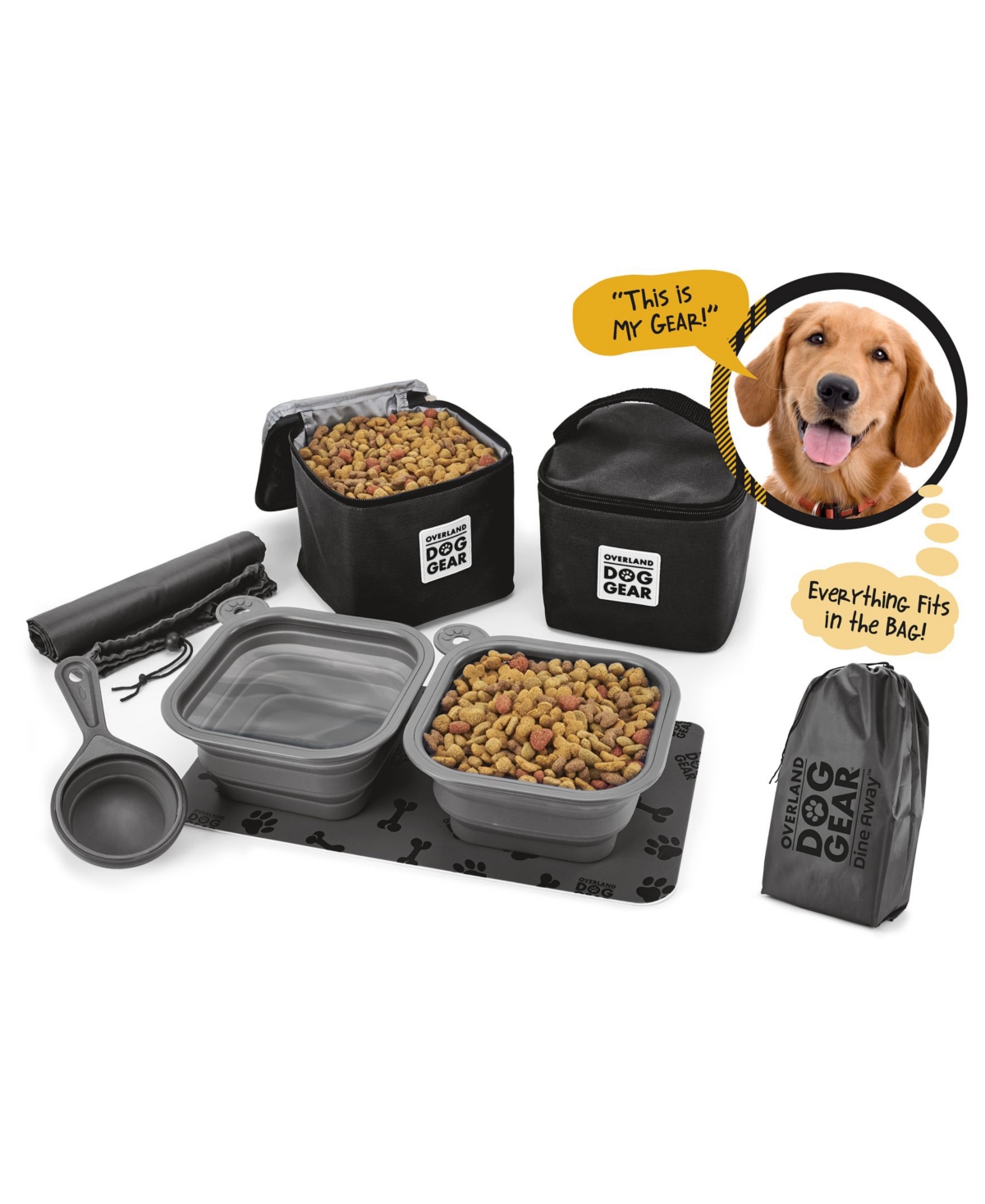 Mobile Dog Gear Dine Away Bag (Med/Lg Dogs)