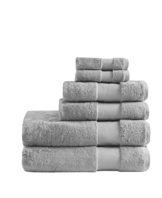 6pc top towel set sea mist