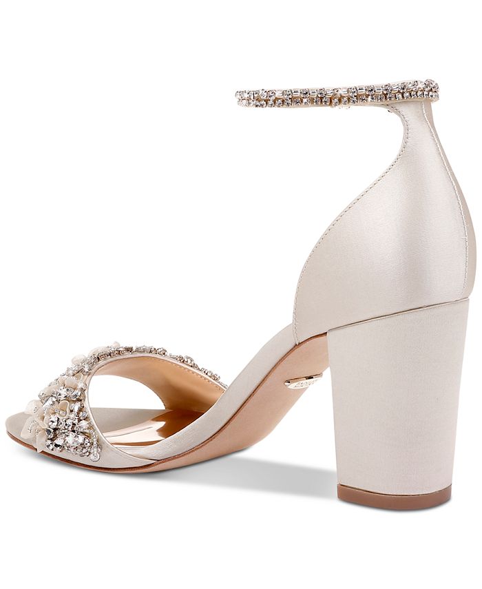 badgley mischka finesse evening sandals