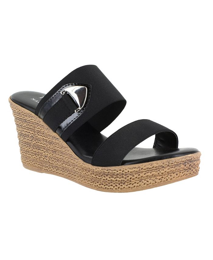 Easy Street Tuscany by Marisole Wedge Sandals - Macy's