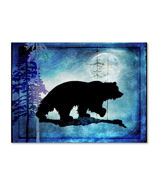 Trademark Global Lightbox Journal Midnight Bear Canvas Art 32 X 24 X 2 Reviews All Wall Decor Home Decor Macy S