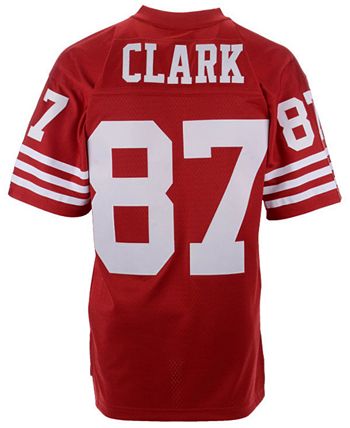 New Red 49ers Authentic Mitchell & Ness #87 DWIGHT CLARK