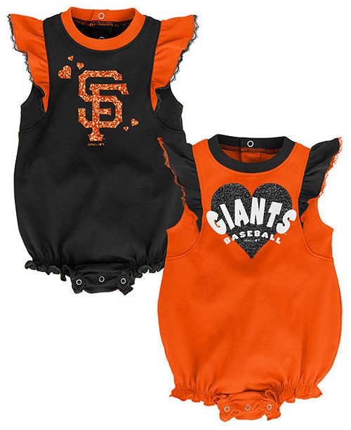 Outerstuff Baby San Francisco Giants Double Trouble Bodysuit Set