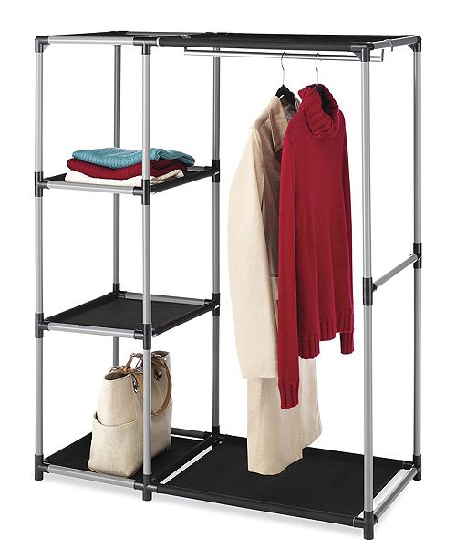 Whitmor Spacemaker Garment Rack And Shelves Reviews Cleaning