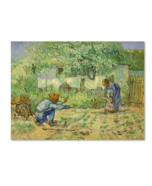 Trademark Global Vincent Van Gogh 'first Steps' Canvas Art In Multi