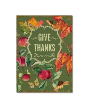 Trademark Global Jean Plout 'thanksgiving 12' Canvas Art In Multi