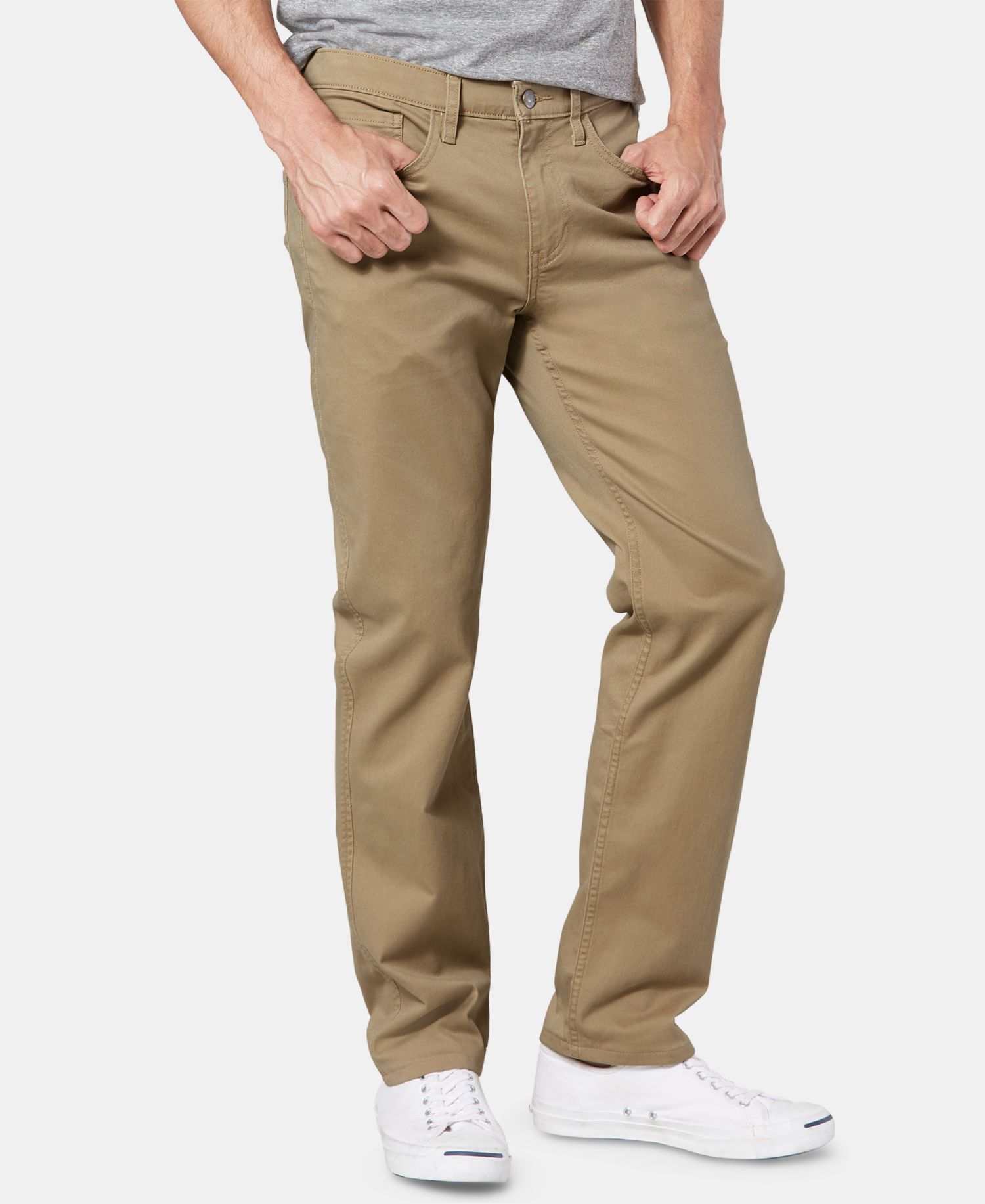 Men's Jean Cut Straight-Fit All Seasons Tech Khaki Pants