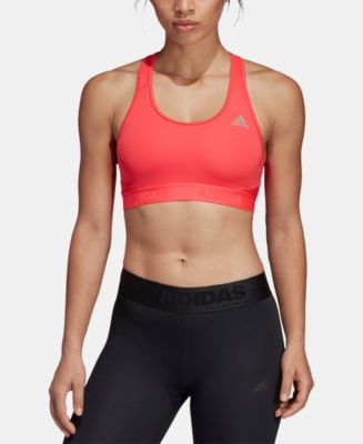 adidas AlphaSkin ClimaCool® Compression Medium-Support Sports Bra - Macy's