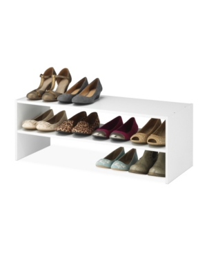 Stackable 31" Extra Wide 2-Shelf Storage Organizer