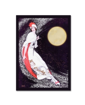 Trademark Global Vintage Lavoie 'moon Fairy Canvas 2a' Canvas Art In Multi