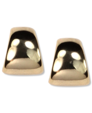 Anne Klein Gold-Tone Button Post Earrings