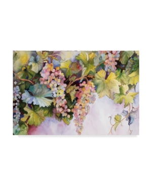 Trademark Global Joanne Porter 'grapes On The Vine' Canvas Art In Multi