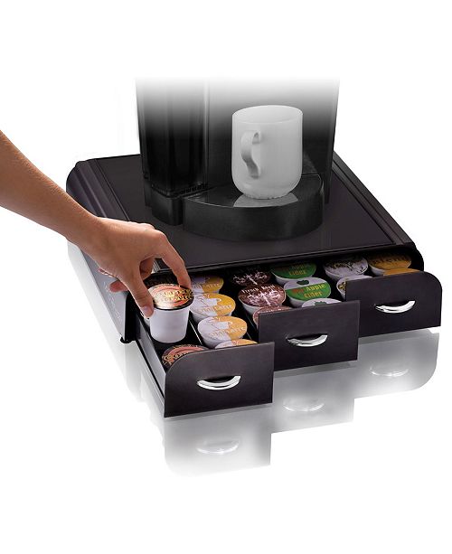 Mind Reader 36 Capacity Anchor Triple Drawer K Cup Dolce Gusto
