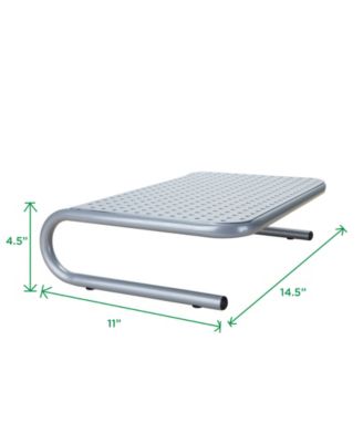 Mind Reader Metal Monitor Stand with Keyboard Storage Space