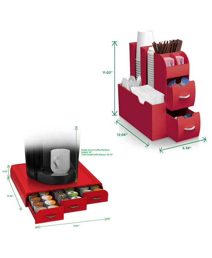 Mind Reader 2Piece KCup Single Serve Coffee Pod Storage Drawer and