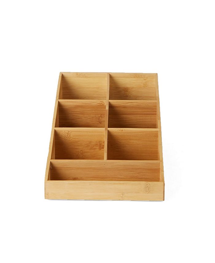 Mind Reader Coffee Condiment and Accessories Organizer, 7 Compartments