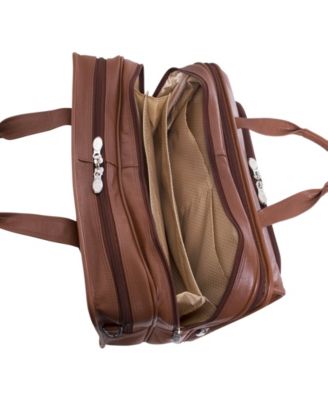 West Town 15" Fly-Through Checkpoint-Friendly Patented Detachable -Wheeled Laptop Briefcase