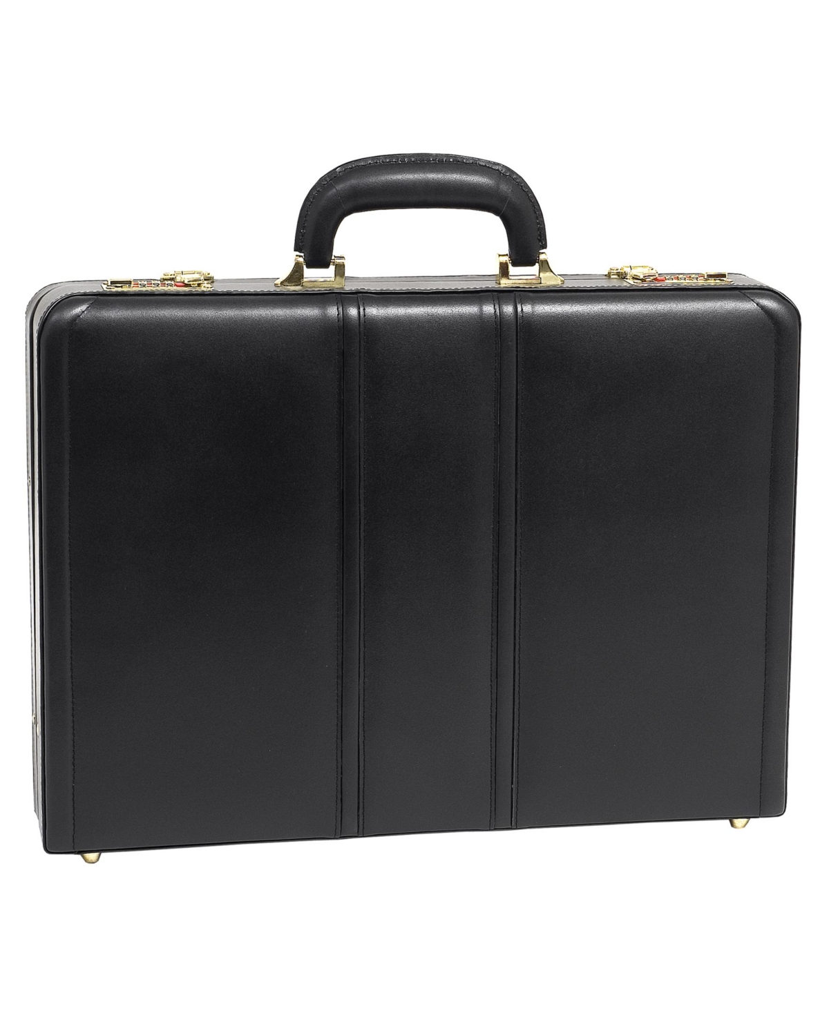 Coughlin Expandable Attache Briefcase - Black
