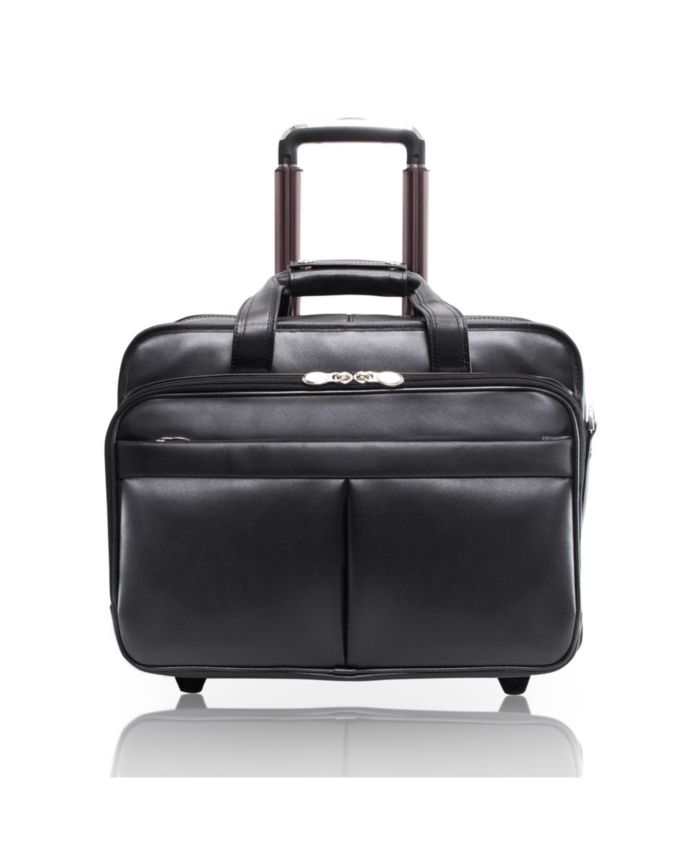 McKlein Roosevelt 17" Patented Detachable -Wheeled Laptop Briefcase & Reviews - Laptop Bags & Briefcases - Luggage - Macy's