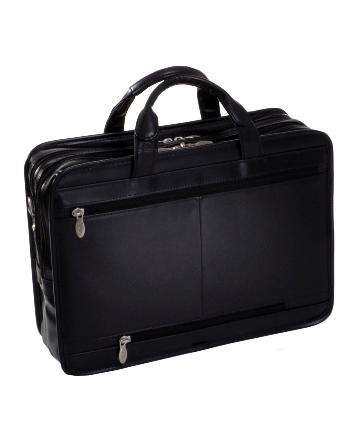 Сумка McKlein Hubbard Double Compartment Laptop Briefcase, цвет: Чёрный — фото 4