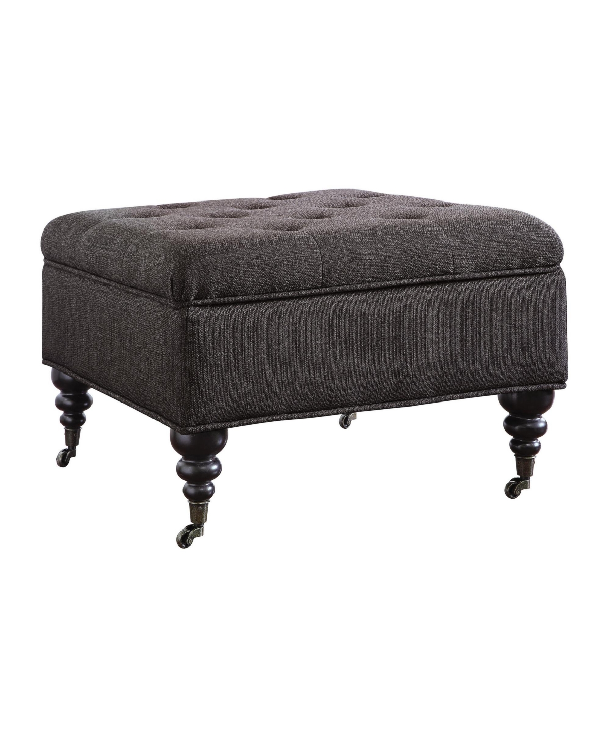 Serta Abbot Square Tufted Ottoman with Storage and Casters