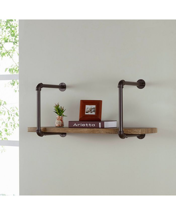 Danya B Industrial Pipe Wall Shelf Macy's