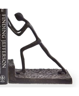 Danya B Men Pushing Metal Bookend Set - Macy's