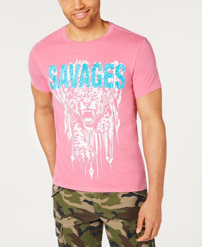 GUESS Men's Savages Graphic T-Shirt - Macy's