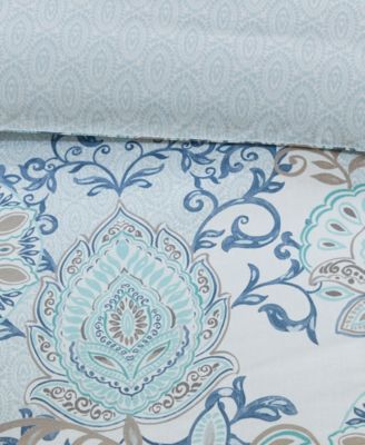 Isla Reversible 3-Pc. Duvet Cover Set, Full/Queen