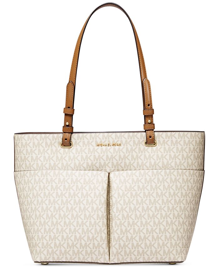 melodisk Umoderne oase Michael Kors Bedford Signature Pocket Tote & Reviews - Handbags &  Accessories - Macy's