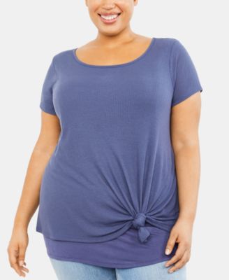 Motherhood Maternity - Plus Size Tiered Nursing Top