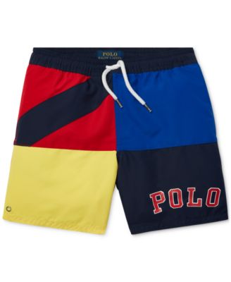 macys polo swim trunks