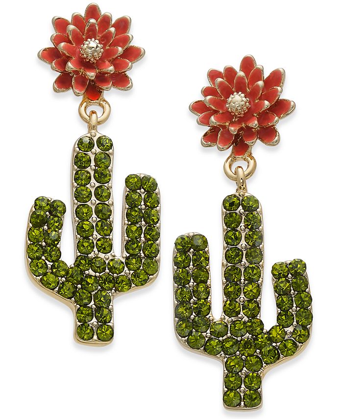 Cactus earrings kate best sale spade
