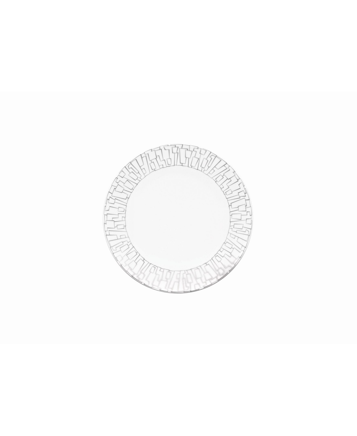 "Tac 02" Skin Platinum Salad Plate - White