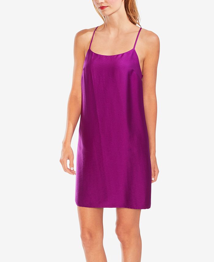 Vince Camuto Textured Slip Dress Macy's