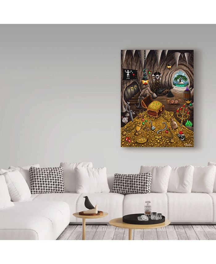 Trademark Global Jake Hose 'Shipwreck Cove' Canvas Art 24" x 18" x 2