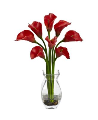 Nearly Natural - Classic Calla Lily Arrangement