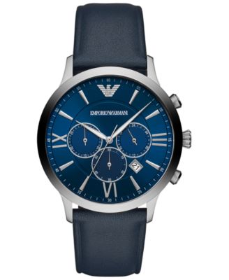 Emporio Armani Men's Chronograph Blue 
