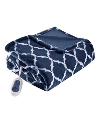 Ogee Plush Electric Throw, 60" x 70"