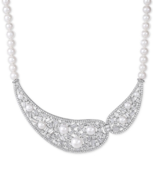 image of Arabella Cultured Freshwater Pearl (5-10mm) & Swarovski Zirconia 17