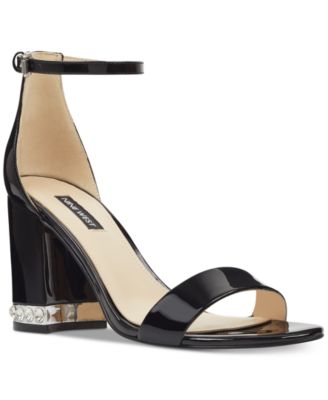 nine west sandals block heel