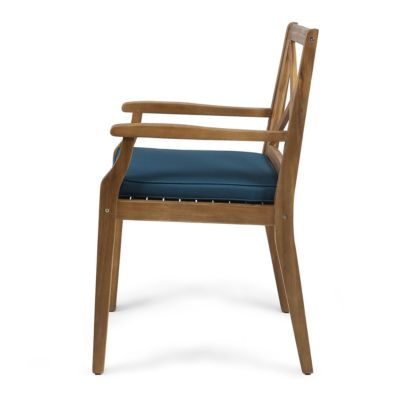 Noble House - Perla Outdoor Dining Chair, Quick Ship (Set of 2)