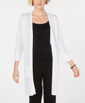 Kasper - 3/4-Sleeve Duster Cardigan