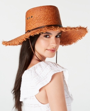 Frye Raffia Cybil Telescope Bolero Hat