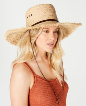 Frye Raffia Cybil Telescope Bolero Hat