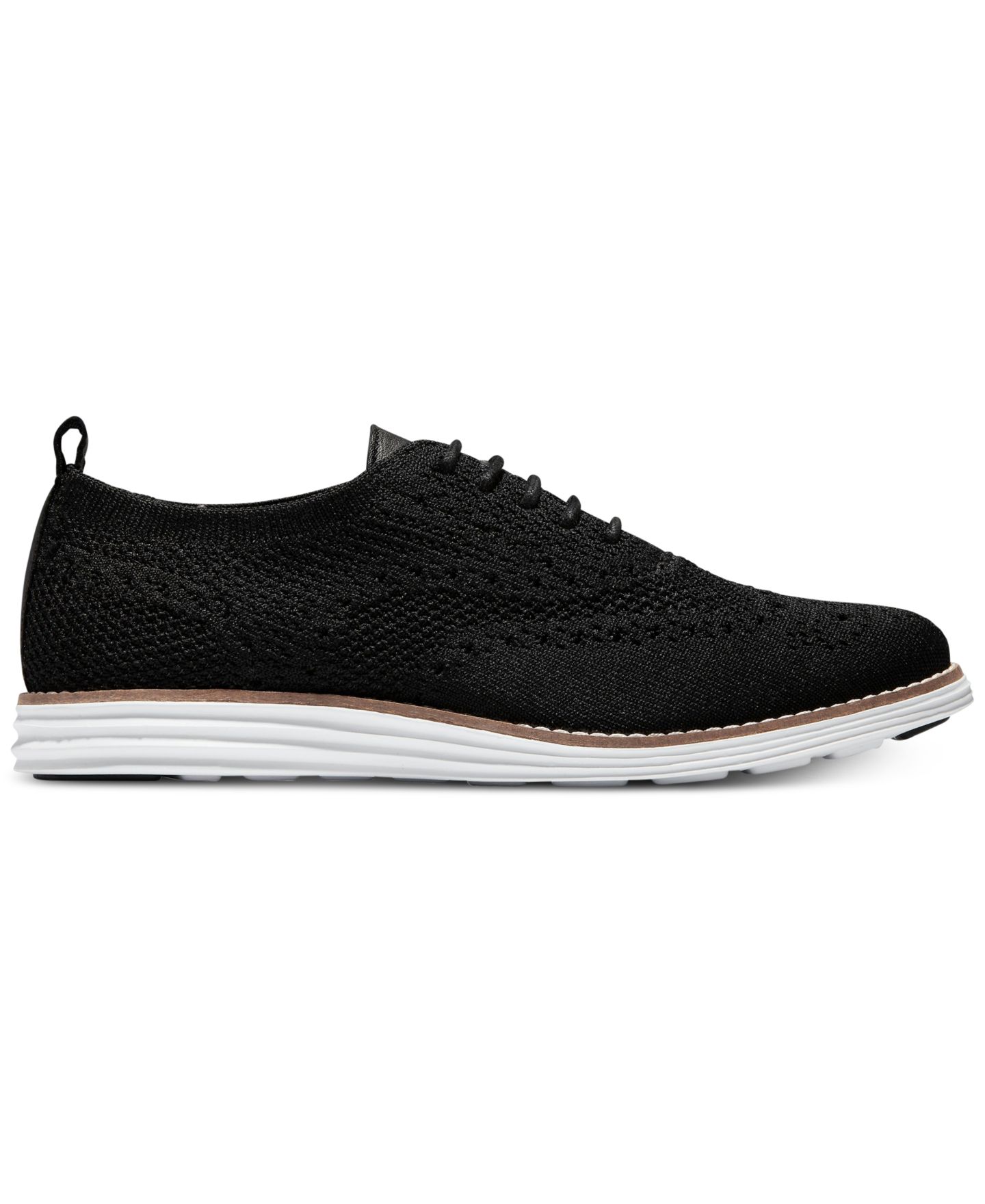 Женские оксфорды Cole Haan ØriginalGrand Stitchlite, цвет: Чёрный / Белый — фото 2